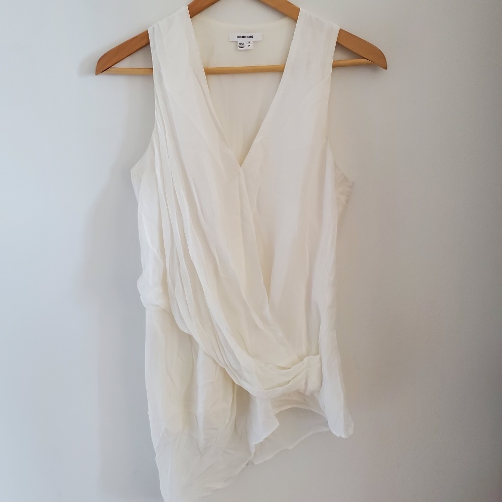 Helmut Lang Faux Wrap Top